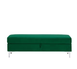 Storage Bench Solid Color 2 Seater Furniture Living Room Sofa Stool 60690311