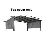 12x9 Ft Universal Outdoor Pergola Replacement Canopy Cover,Grey Sale to Temu is Banned.Weekend can 00144227