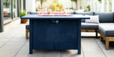44" W x 25" H Outdoor Patio Propane Gas Fire Pit Table - 50,000 BTU High-temperature-resistant W2691P232455