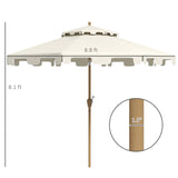 ZNTS Outdoor beach umbrella/Sun Umbrella （Prohibited by WalMart） 59659971