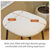 Modern Set of 2 Bar Stools Comfortable & Stylish Counter Height and Bar Height Bar Stools,Soft W2105P145999