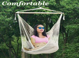 Hanging Swing Cotton Rope Hammock Chair Patio Porch Garden Camping Picnic 87967296