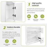 ON-TREND Versatile Tipping Bucket Shoe Cabinet with 3 Flip Drawers, Maximum Storage Entryway WF308545AAK