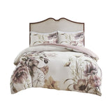 King/Cal King 3 Piece Cotton Printed Duvet Cover Set B03597339