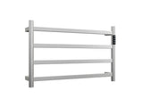 22.5" Brushed Nickel Heated Towel Rack for Bathroom,Wall Mounted with Intelligent Touch Screen 86306348