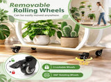 Tree Shaped Stand with Full Spectrum Grow Light, Rolling Wheels, Hooks, 8 Tiered Metal Wood 92054648