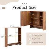 Bathroom Mirror Cabinet Wall Mounted,Medicine Cabinet,Over The Toilet Storage Cabinet with Shelves W3226P325706