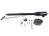 28" Black Tilt Street Rod Floor Shift Steering Column w/ Wheel Adapter & Key 55397121
