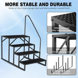 Swimming Pool Ladder Above Ground, RV Steps with Handrail, Heavy Duty Pool Step Hot Tub Steps, 660 72379704