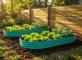 Galvanized Raised Garden Bed 6x3x1ft - Heavy Duty Metal Planter Box for Vegetables, Herbs & Flowers, W840P499237