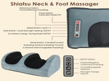 Full Body Massage Mat with Heat, 12 Massage Heads & 9 Vibration Modes, Detachable Neck & Foot 40800836