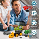 5 Pack Take Apart Dinosaur Set with Electric Drill, Construction Building Toy for Boys, Ideal Xmas 86519438