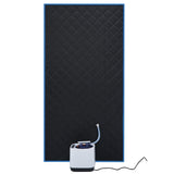 Portable Black Full Size Steam Sauna tentPersonal Home Spa, with Steam Generator, Remote Control, W782109843