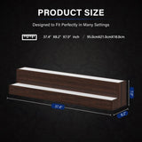 LED Lighted Liquor Bottle Display Shelf, 37 Inch Bar Display Shelf, DIY Illuminated Bottle Shelf W2178P163144