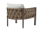 2-Pieces Outdoor Metal Patio Club Chair, Patio Arm Chair with Cushion, Modern Outdoor N780P254451B