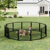 ZNTS Dog Playpen Outdoor, 12 Panel Dog Fence 24