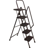 4 Step Ladder, Folding Step Stool with Non-Slip Wide Pedals, Soft Handle, Non-Slip Feet, Sturdy W2717P290420