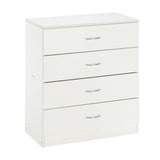 Modern Simple 4-Drawer Dresser White 63880802
