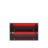 Black Glass Door Shoe Box Shoe Storage Cabinet For Sneakers With RGB Led Light 08714193