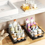 ZNTS 2 pull-out cabinet storage units, metal sliding cabinet drawers, sliding drawer adhesive nano film 78348231