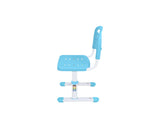 Desk and Chair Set Set with Adjustable Height, 40-Degree Tiltable Children Desktop, LED Light, 55926271