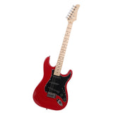 ZNTS ST Stylish Electric Guitar with Black Pickguard Red 07478467