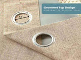 2pcs yellow 100% blackout curtains with snap-on top, suitable for hanging use. They have functions 04467982