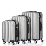 ZNTS 3-in-1 Multifunctional Large Capacity Traveling Storage Suitcase Silver Gray 52264925