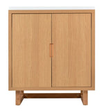 30" Bathroom vanity Set with Sink, Combo Cabinet, Bathroom Storage Cabinet, Solid Wood Frame WF319594AAA
