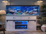 75 Gallon Fish Tank Stand with LED Light &Power Outlets, 55-75 Gallon Aquarium Stand with Sliding 21464578