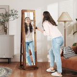 Floor standing jewelry cabinet with LED lights 91690239
