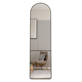 The 4st generation of floor mounted full length mirrors. Aluminum alloy metal frame arched wall W1512P365857