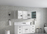 48'' W x 30'' H Surface Frameless Mirror Medicine, Beveled Mirror Edges Bathroom Medicine W2287P249193
