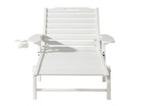 195*75.5*33cm HDPE Backrest Adjustable Lying Bed White 16273252