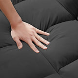 55.1-inch 3-in-1 convertible sofa bed, modern velvet double sofa Futon sofa bed with adjustable W2564P171333