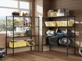 4-Tier Storage Shelf Unit,48-Inch Metal Wire Shelving Rack ,Adjustable Layer 83453508