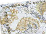 Accent Chair, Floral Armchair, Nailhead Trim, Gold and Grey Decor, Solid Wood Legs, Farmhouse 14714328