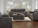 Tirana Contemporary Fabric Pillow-top Arm Sofa, Sequoia Ash T2574P195192