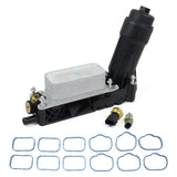 Oil Filter Adapter Housing & Intake Seals For 11-13 3.6L Chrysler Dodge RAM Jeep 14279319