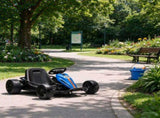 Kids Electric Drift Go Kart 24V, Dual Motor Soft Start Ride-On Kart with PU Wheels,Blue 92293222