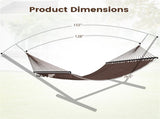 2-Person Polyester Caribbean with Hardwood Spreader Bars, 600lbs Weight Capacity Double 57855014