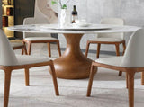 Dining Chairs Set of 2, Modern PU Leather Dining wooden Legs for Living Kitchen Dining Room gray W2699P215100