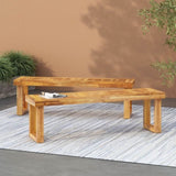 NESTOR BENCH SET OF 2, NATURAL 63892.00