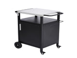 Outdoor Grill Table Cart with Stainless Steel Movable Kitchen Island with Large Storage 21663639