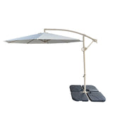 without Plastic base -10ft Offset Patio - Offset Hanging Cantilever Patio Outdoor Market W2911P277286