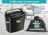 Aktenvernichter, schreddert 12 Bltter auf einmal, kann Kreditkarten/CD und Broklammern 65191047