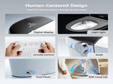 Smart Toilet with Foam Shield, Zero Water Pressure Flush, Radar Sensor, Foot Operated Heated T5595P496446