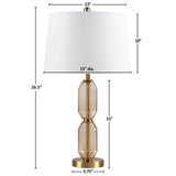 Faceted Brown Glass Table Lamp B035P264526