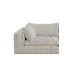 Cloud Sofa,Corduroy Fabric,Deep Seat Couches,Double-layer design,Removable Cushion,No Assembly, DIY W2824P324525