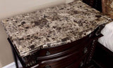 Formal Traditional 1pc Nightstand Only Brown Cherry Solid wood 3-Drawers Bedroom Furniture Genuine B011P251255